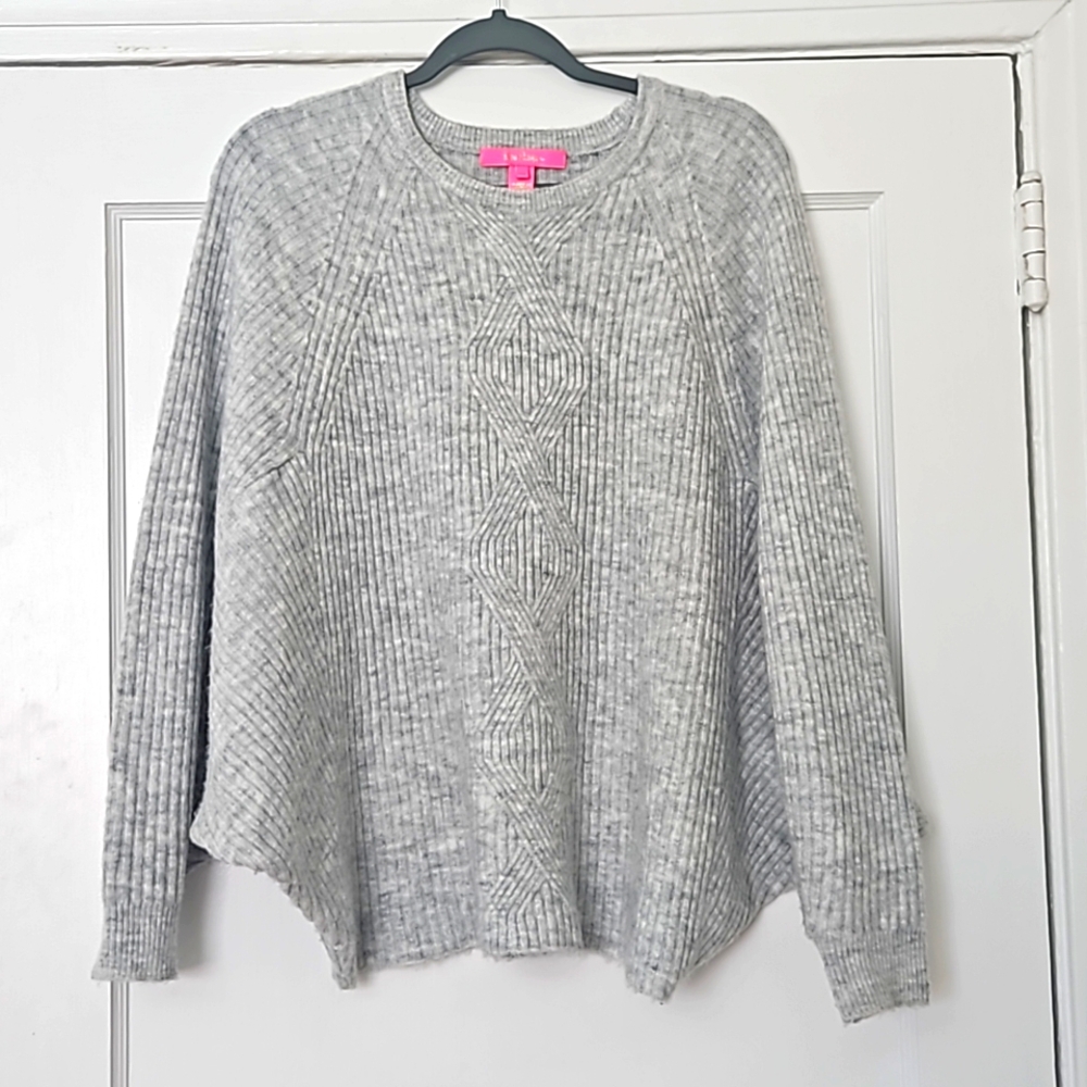 Lilly Pulitzer Arienza Dolman Cable Knit Sweater XS - Picture 3 of 6